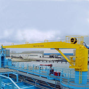 8ton-30ton Knuckle Boom Deck <span class=keywords><strong>Crane</strong></span> dengan 8T hidrolik ambil mesin & Motor Remote Control untuk penanganan kargo massal penggunaan laut - Product Image 4