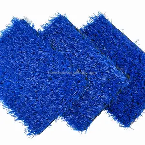 Colorful Playground Turf Grass Fake Color Grass Blue Rug Gym Mat Landscaping Synthetic Carpet Turf Artificial Grass