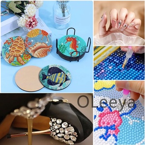 Oleeya Premium Cristales de Strass de Vidrio de 16 Facetas con Base Dorada, Sin Fijación en Caliente, para Vasos, Bikinis y Vestidos - Product Image 4