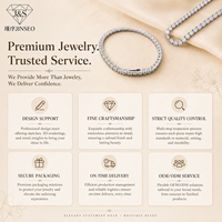 Bracelet tennis minimaliste en argent sterling 925 de haute qualité JINSEO avec moissanite, pour toutes les occasions quotidiennes
