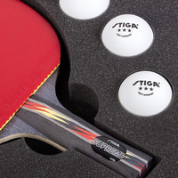 Étui d'emballage en mousse pour batte de ping-pong de haute qualité personnalisé, sac étui rigide en EVA pour raquette de tennis de table
