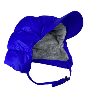 Custom Eider Down Ski Resistente al frío Ear Caps Logotipo personalizado Bordado Ajustable Down Capes Acolchado Sombreros de invierno - Product Image 1