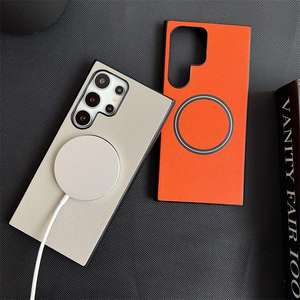 Funda Magnética de Cuero PU Mate para <span class=keywords><strong>Samsung</strong></span> <span class=keywords><strong>Galaxy</strong></span> A55 A35 A25 A15 A05S / <span class=keywords><strong>Note</strong></span> <span class=keywords><strong>20</strong></span> Ultra, Funda Rígida de Negocios para PC con Carga Inalámbrica - Product Image 1