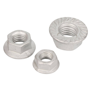 Tuercas hexagonales de brida Dacromet de alta resistencia Grado 10 con dientes dentados de bloqueo, sujetadores de acero al carbono para resistencia a la vibración - Product Image 6