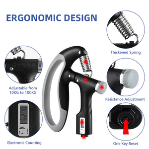 CZFIT Handgrip Hand Exerciser Gripper Grip Strengthener New Style <b>Strength</b> <b>Training</b> Adjustable Finger Hand Grip Strengthener - Product Image 5
