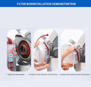 <span class=keywords><strong>MASK</strong></span> <span class=keywords><strong>SUPPLIER</strong></span> Masker <span class=keywords><strong>Gas</strong></span> Setengah Wajah Pelindung Wajah Keamanan Masker Debu dengan Filter - Product Image 5