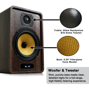 HYANKA KPB-306 Altavoz de 5 Pulgadas, Sistema de Audio <span class=keywords><strong>HiFi</strong></span> para el Hogar, Potencia RMS de 40W + 40W, Altavoz para Cine en Casa - Product Image 2