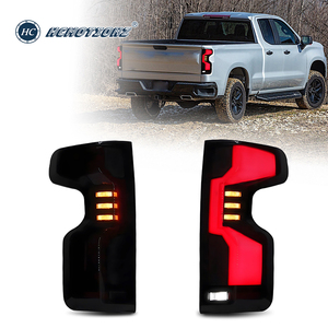 Luces Traseras LED HCMOTIONZ para Chevrolet Silverado 2019-2025 Pickup 1500/2500/3500, Conjunto de Luces Traseras con Animación de Encendido DRL - Product Image 1