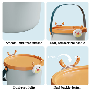 Nhựa cầm tay phim hoạt hình hộp lưu trữ tuyệt vời cho đồ ăn nhẹ khối xây dựng đồ chơi trẻ em lưu trữ-Lưu Niệm Quà Tặng xô - Product Image 4