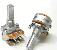 Potentiomètre de volume audio de qualité supérieure Japan ALPS RK163, double A20K A50K A100K
