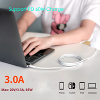 Câble coudé (0.16m/16cm) en PVC, Super court, USB C vers Type C, PD, Charge rapide