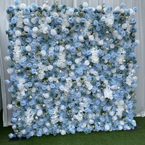 A-FW061 Wedding Artificial <b>Flower</b> <b>Wall</b> Backdrop 8ft X 8ft Roll up <b>Flower</b> <b>Wall</b> 3d 5d <b>Flower</b> <b>Wall</b> <b>Panel</b> for Event Decoration - Product Image 5