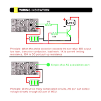 Modul Sensor Kelembapan Tanah, DC 3.3-12V, Output Analog Probe Tahan Korosi, Detektor Kelembapan untuk Sistem Penyiraman Arduino
