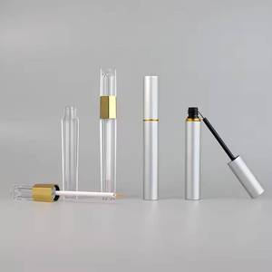 Brocha Intercambiable con Tubo Dorado AL de 5 ml para Brillo Labial, Aceites Labiales, Rímel, Delineador de Ojos, Suero para <span class=keywords><strong>Pestañas</strong></span> y Solución Nutritiva - Product Image 1