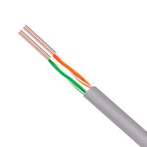 Proveedor de China <span class=keywords><strong>2</strong></span> pares CAT5e Cat3 cobre CCA Drop Wire <span class=keywords><strong>Cable</strong></span> de teléfono subterráneo al aire libre con tira de acero <span class=keywords><strong>para</strong></span> telecomunicaciones - Product Image 3