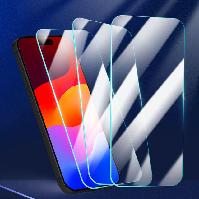 9H 2.5D Clear Anti Scratch Full Custom Oem Phone Tempered Glass Screen Protector for iPhone 12 13 14 15 16 17 Pro Max Plus