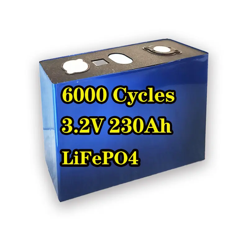 ที่กําหนดเอง 230Ah 3.2v lifepo4 แบตเตอรี่เซลล์ 6000 รอบ prismatic lifepo4 แบตเตอรี่ 3.2v 230Ah แบตเตอรี่ลิเธียมไอออน prismatic เซลล์