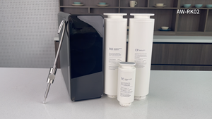 Purificador de agua RO de 4 etapas de 800G, filtro de agua portátil de ósmosis inversa con repuestos para <span class=keywords><strong>grifo</strong></span> de filtro de agua potable para el hogar - Product Image 2