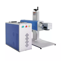 20W 30W 50W Bureau Mini Laser à Fiber Gravure Laser Graveur Gravure Marqueur Machine de Marquage Laser à Fiber pour Métal Acier