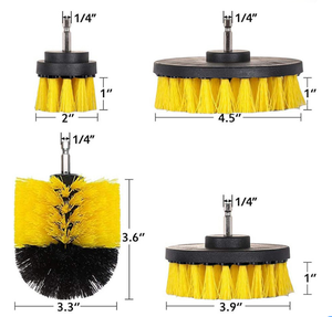 ניקוי מברשת שטיח תרגיל כוח Scrubber מברשת עם להאריך ארוך קובץ מצורף תרגיל סט, רכב ליטוש כרית ערכה