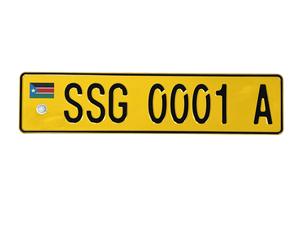 Placas de matrícula de <span class=keywords><strong>coche</strong></span>, en relieve, de tamaño europeo, para el estado de Oriente Medio - Product Image 4