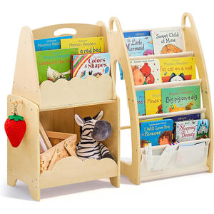 Estantería Modular de Madera de 5 Niveles para Niños Pequeños, Organizador de Juguetes con Asa - Product Image 1