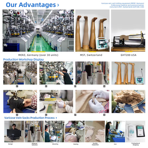 Medias <span class=keywords><strong>de</strong></span> Compresión Graduada Personalizadas para Piernas, con Punta Abierta, Anti-Fatiga, Anti-Várices, 20-30 mmHg, Compresión Firme - Product Image 5