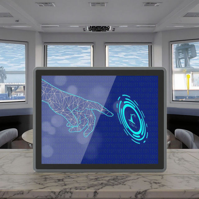 Outdoor New 1000Nits High Brightness 4:3 Open Frame LCD IP65 Waterproof Marine Embedded Screen Industrial Touch Monitor