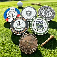 Servicio de Diseño Gratuito, Fichas de Póker de Golf Personalizadas, Diseño de Plantilla Personalizada, Fichas de Póker de Golf para Entretenimiento