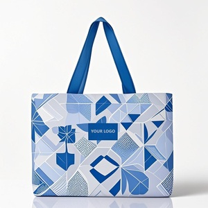 Sacs fourre-tout étanches biodégradables en Tyvek imprimés sur mesure B2B OEM Sacs à main de plage légers et réutilisables pour le voyage - Product Image 2