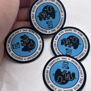 Etiqueta NFC termoadhesiva con logotipo personalizado en tela, etiqueta NFC prensada en caliente para ropa - Product Image 1