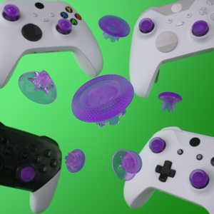 EXtremeRate Clear Purple EDGE Sticks, sticks interchangeables de remplacement pour manette Xbox Series X S - Product Image 6