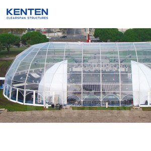 Structure de pavillon d'exposition KENTEN, bâtiment <span class=keywords><strong>temporaire</strong></span> en aluminium transparent, pavillon d'exposition culturelle, hall de réception touristique - Product Image 1
