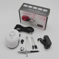 Brosse à air pour coloration de gâteaux, pistolet de compresseur, aérographe avec pompe à air