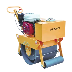 New Manual Single Drum 450mm Wide Single Drum Pedestrian Road Roller With Cheap Price
