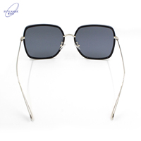 Lunettes de soleil rétro personnalisées avec logo en métal unisexe Lunettes de soleil vintage Noir Blanc Or Rouge Jaune Montures Lentilles Tac Style Fashion
