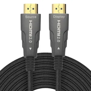 HDMI电缆4k光纤10M 15M 20M 25M 30M 35M 40M 45m全4K 60Hz 144Hz 18gbps高速超级软线，适用于苹果电视PS4 Xbox