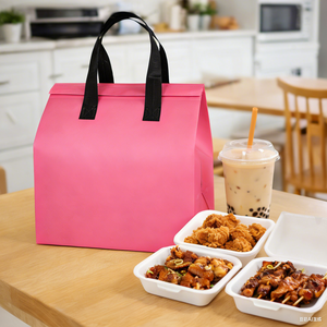 Insulated Disposable Non-Woven Luxury Waterproof Eco-Friendly Solar Panel Large Capacity Animal Prints Carry-Home <b>Backpack</b> Bags - Product Image 1