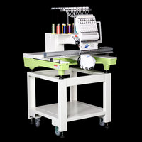 Machine à broder plate automatique informatisée professionnelle à tête unique, 15 aiguilles, 200 millions de points pour vêtements et sweats à capuche