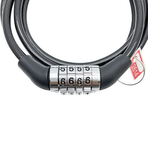 Bicycle <b>Lock</b> Steel <b>Cable</b> 10mm X 120cm Combination <b>Lock</b> Durable Anti Theft For Bike Motorcycle - Product Image 3