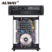 Penguat Daya Profesional Kelas TD 2 Kanal Super High Power TD2500 2X2500W/8Ohm Berbahan Metal untuk Sistem Suara Live Konser Besar