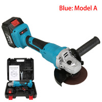 Nouvelle Meuleuse d'Angle Électrique Industrielle Portable Sans Balais, Polisseuse Multifonctionnelle Sans Fil, Machine de Découpe Rechargeable à Déclencheur