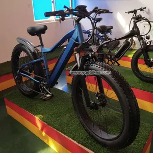Ebike-bicicleta eléctrica de montaña de 26 pulgadas, suspensión completa, 48v, 1000W, barata, de Guangdong