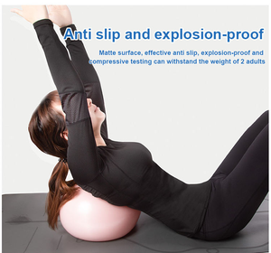 <span class=keywords><strong>Ballon</strong></span> de yoga mini en PVC léger, antidérapant, anti-explosion, haute élasticité, pour entraînement de fitness et renforcement du tronc - Product Image 2