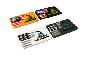 3D ПВХ флаг страны патч резиновый крючок и петля застежка для шляп и сумок - Product Image 2