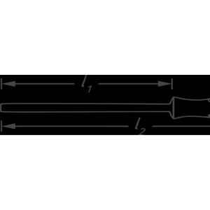 ไขควงเฮเซทสำหรับช่างไฟฟ้า, 810VDE-30ฉนวนป้องกันความละเอียดของสล็อตขนาด0.5X3มม. - Product Image 2
