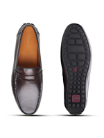 Mocassins de conduite pour hommes ROLTA SHOE FACTORY Primo-7003 en cuir pleine fleur importé, à enfiler, confortables, pour le bureau et les occasions décontractées
