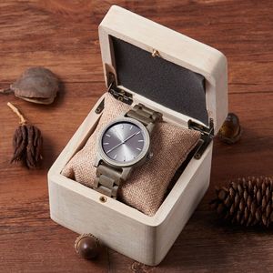 Bán Buôn New Arrival Trọng Lượng Nhẹ Sang Trọng Thời Trang Người Đàn Ông Đơn Giản Quay Số Thiết Kế Analog Chết Màu Sắc Thể Thao Miyota 2035 Thạch Anh Bằng Gỗ - Product Image 4