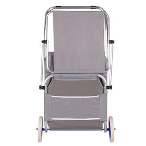 Chaise longue <span class=keywords><strong>de</strong></span> plage pliante en aluminium <span class=keywords><strong>de</strong></span> Style moderne léger avec roues <span class=keywords><strong>de</strong></span> parasol coussin imperméable pour Hall <span class=keywords><strong>de</strong></span> chambre à coucher - Product Image 4