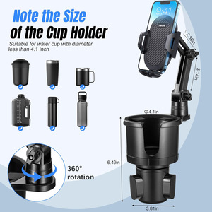YWOR Soporte <span class=keywords><strong>para</strong></span> Teléfono de Coche Multiusos 2 en 1 con Rotación de 360 Grados, de ABS y Silicona, Compatible con el Tablero, Venta Caliente Transfronteriza - Product Image 3